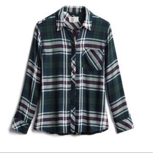 Cosmic Blue Love Button Down Shirt L